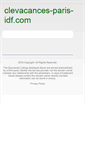Mobile Screenshot of clevacances-paris-idf.com